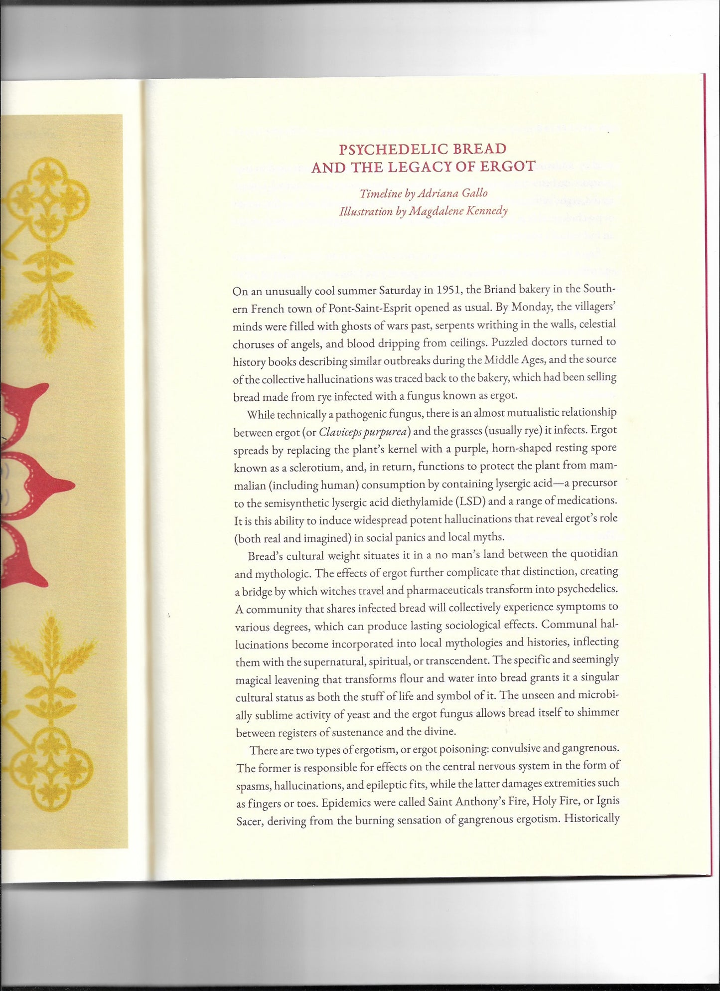 CAKE ZINE Vol. 6 Daily Bread Winter 2025 interior spread